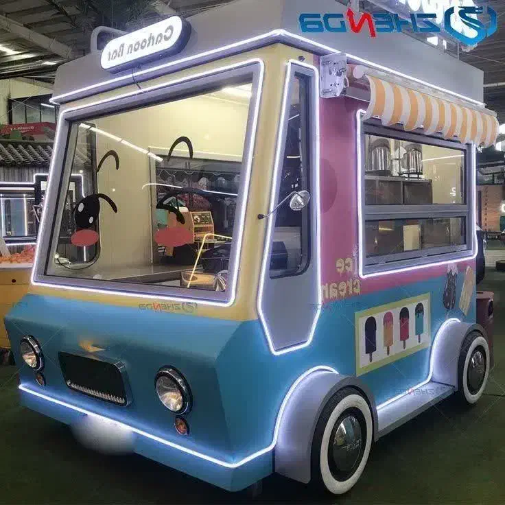 فودتراک و دکه سیار ۲ در ۳ روی چهار چرخ|کافی‌شاپ و رستوران|کرمان, |دیوار