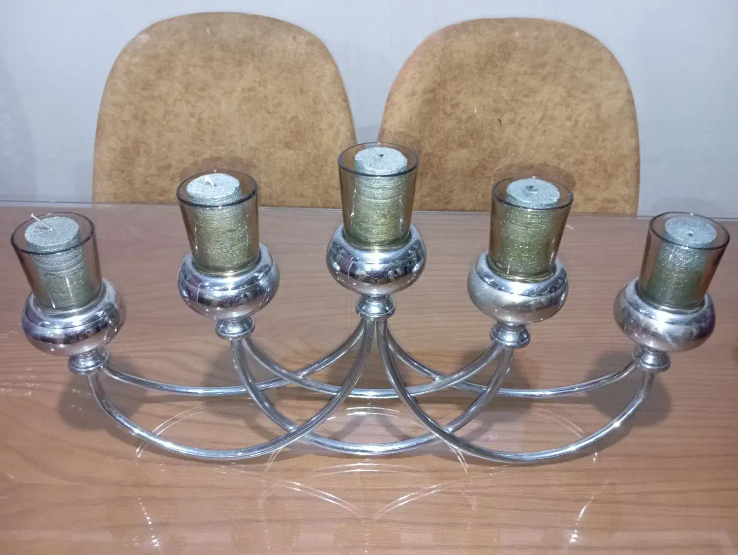 جا شمعدونی با شمع|صنایع دستی و سایر لوازم تزئینی|کیش, |دیوار