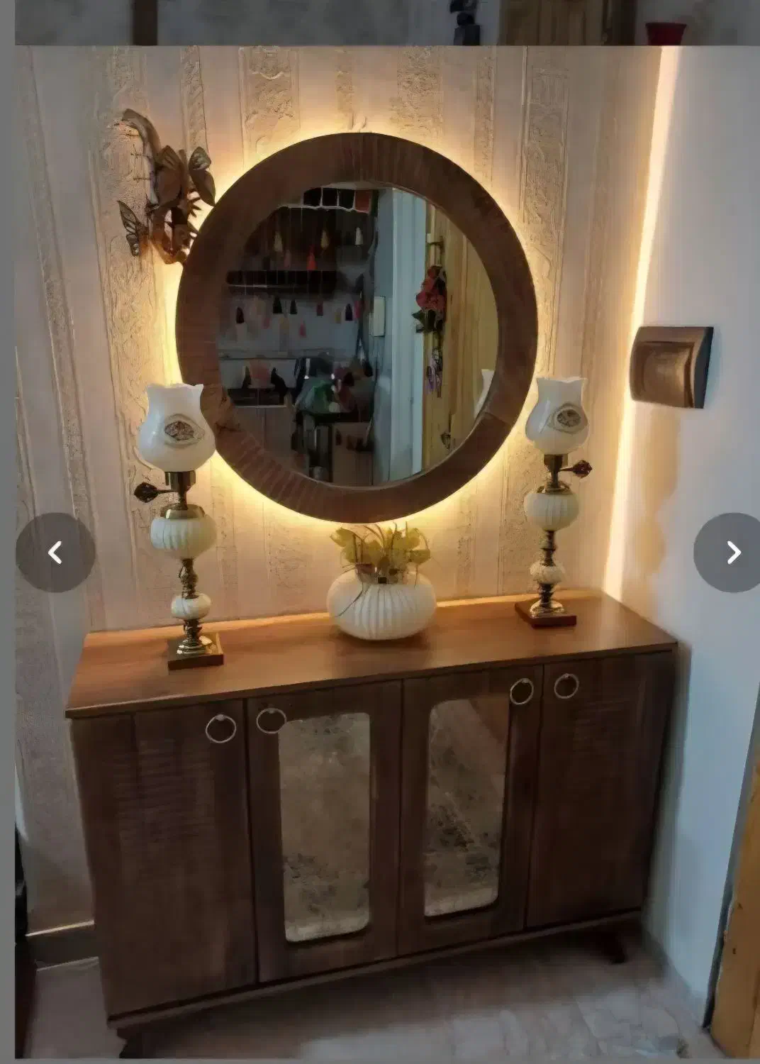 جاکفشی کنسولی ۴درب آینه لوزی|جاکفشی، کمد، دراور|تهران, شهرک ولیعصر جنوبی|دیوار