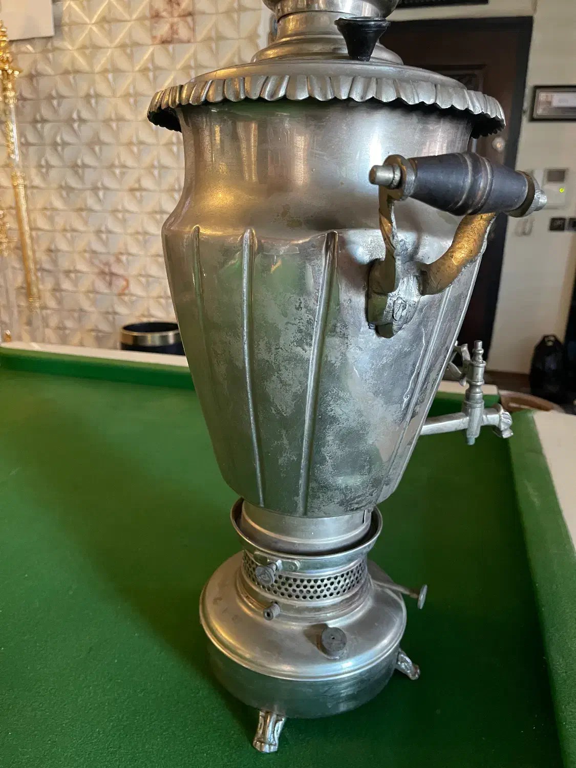 سماور نفتی برنجی|سماور، چای‌ساز، قهوه‌ساز|پردیس, فاز ۲|دیوار