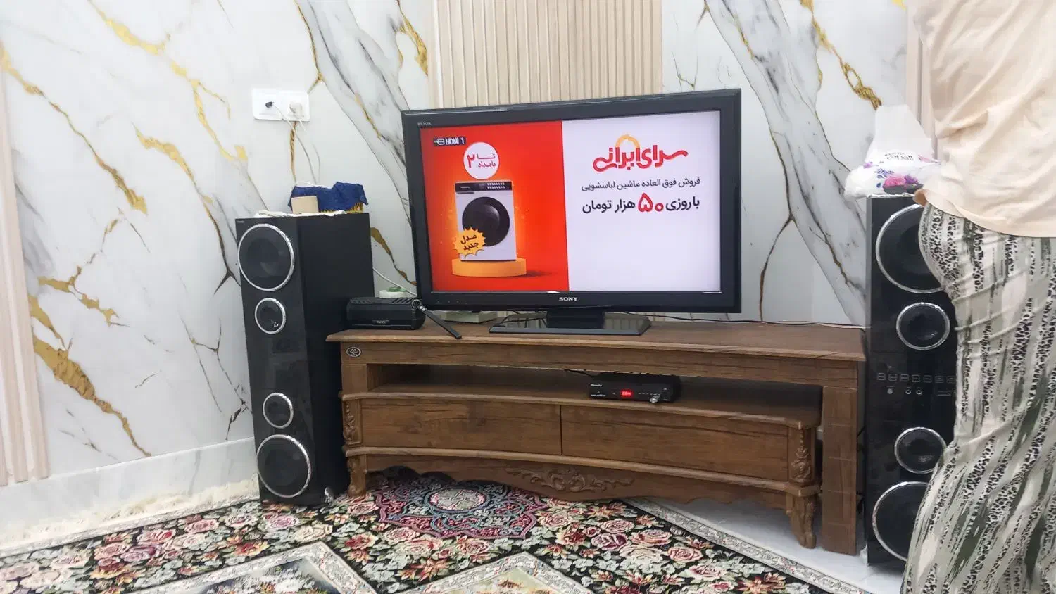 میز تلویزیون در حد نو نو|میز تلویزیون|قم, کیوانفر|دیوار