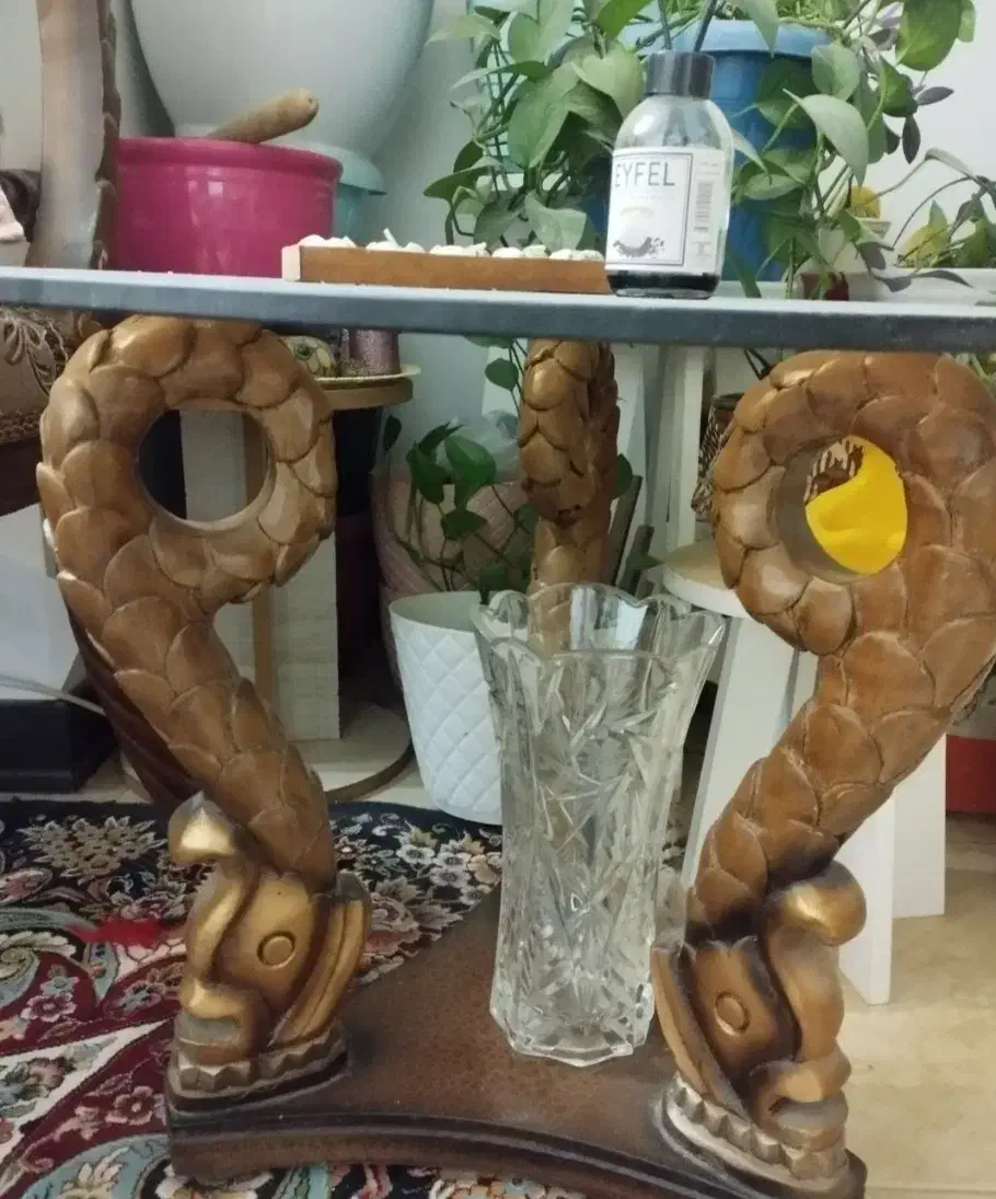 مبل چوب و پارچه شزلون|مبلمان خانگی و میز عسلی|پاکدشت, شهرک امام رضا|دیوار