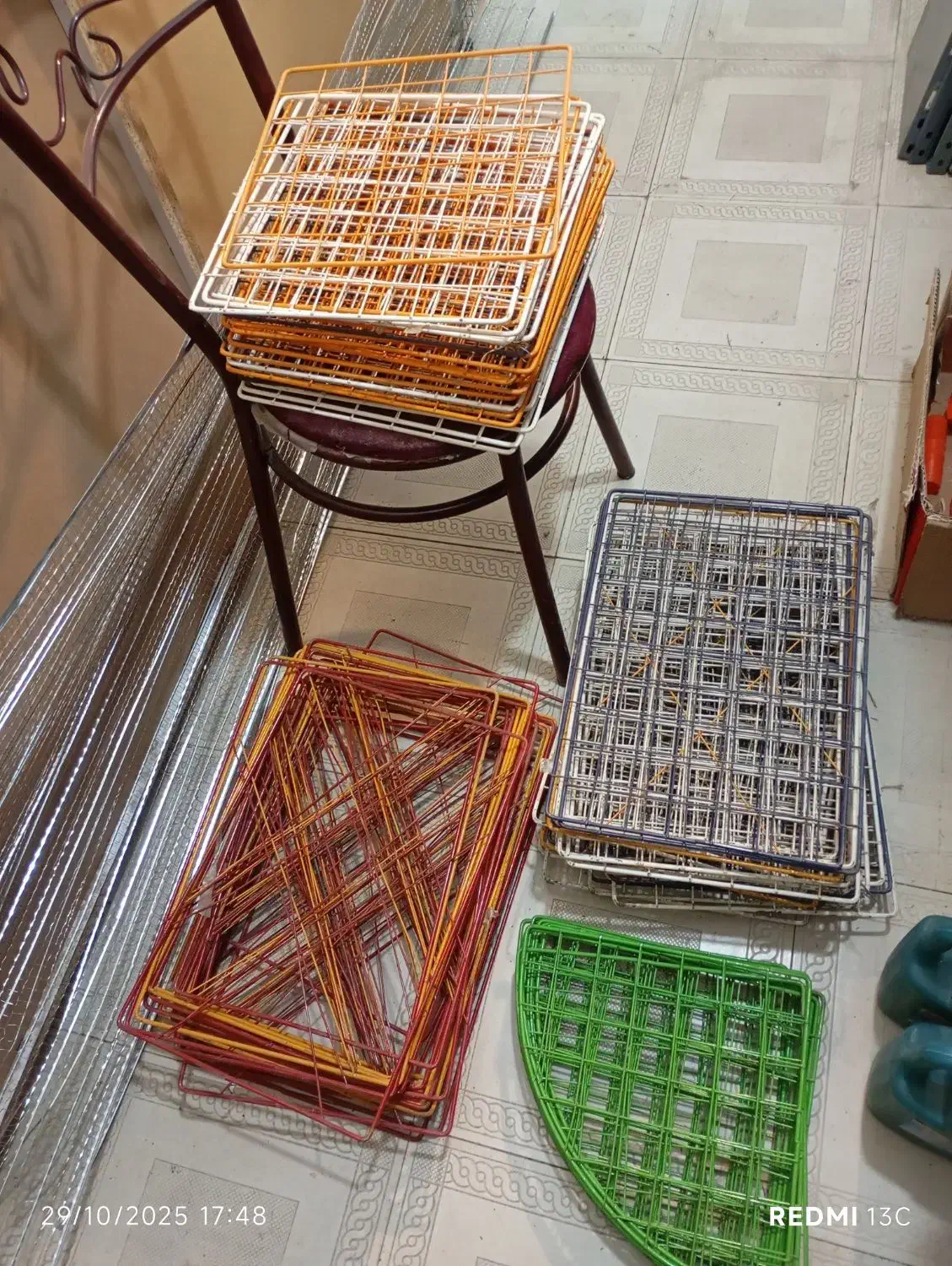 قفسه سبدی|کتابخانه، شلف، قفسه‌های دیواری|خمین, |دیوار