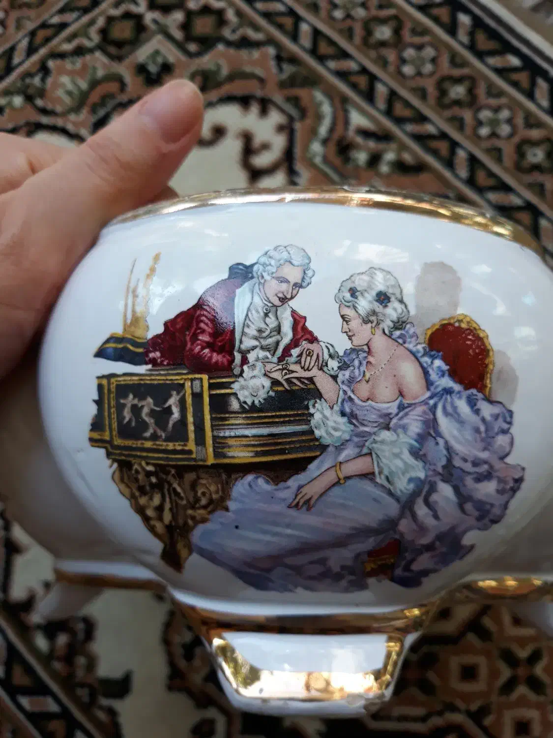 آجیل خوری قدیمی|کلکسیون اشیاء عتیقه|لاهیجان, شهید آوینی|دیوار