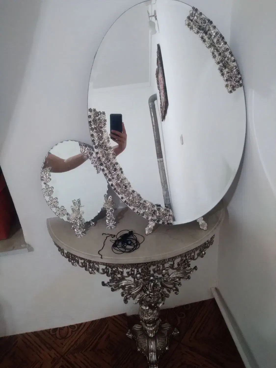 آیینه شمعدان|بوفه، ویترین، کنسول|مراغه, |دیوار