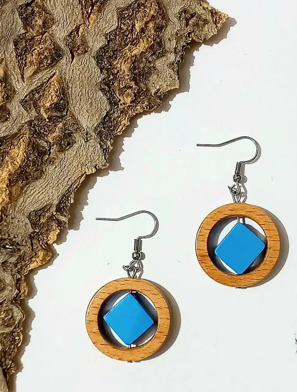 انگشتر وگوشواره چوبی دست ساز|زیورآلات و اکسسوری|شاهین‌شهر, طالقانی|دیوار