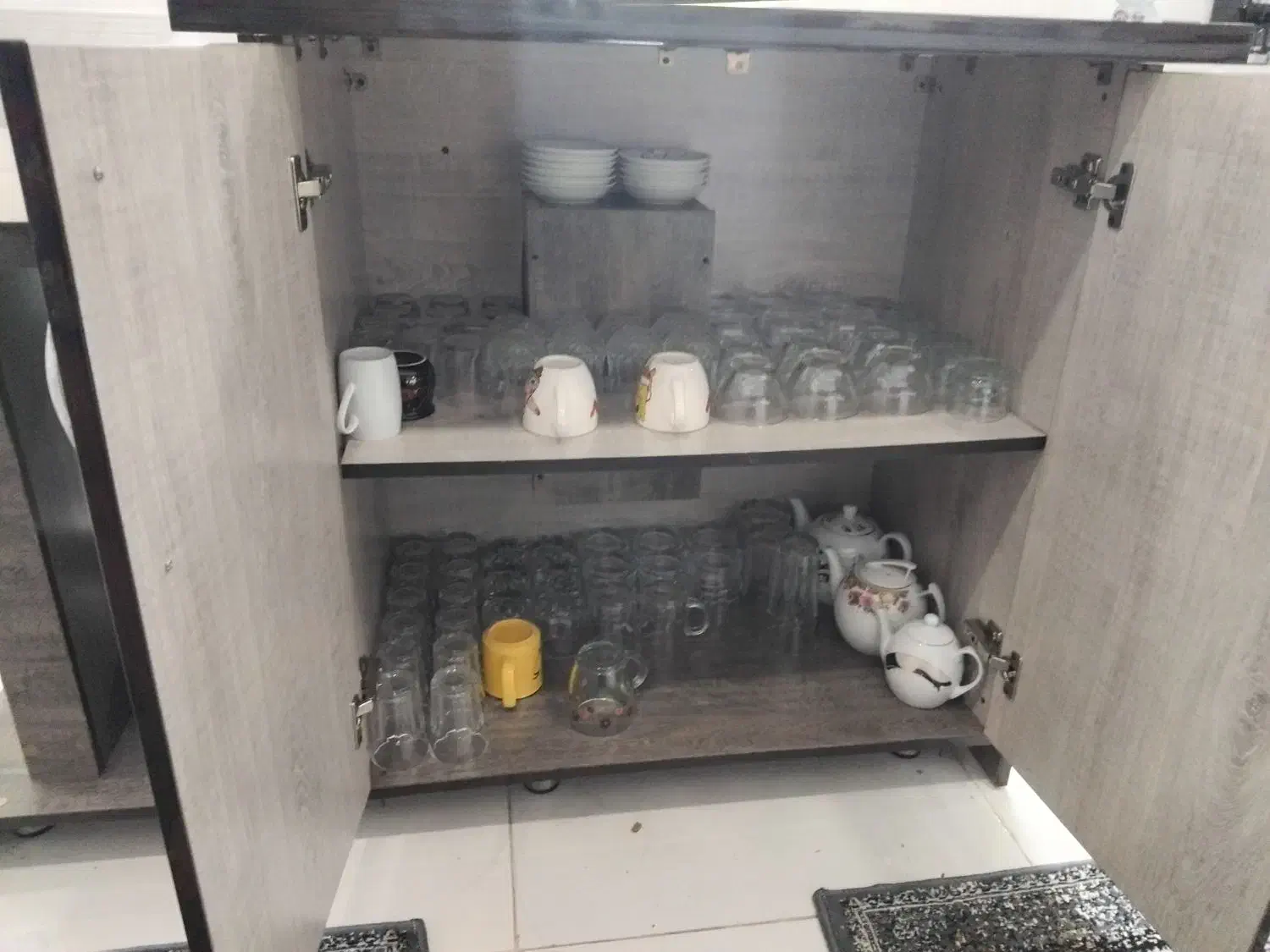 جزیره کابینت دار|میز و صندلی غذاخوری|قائم‌شهر, |دیوار