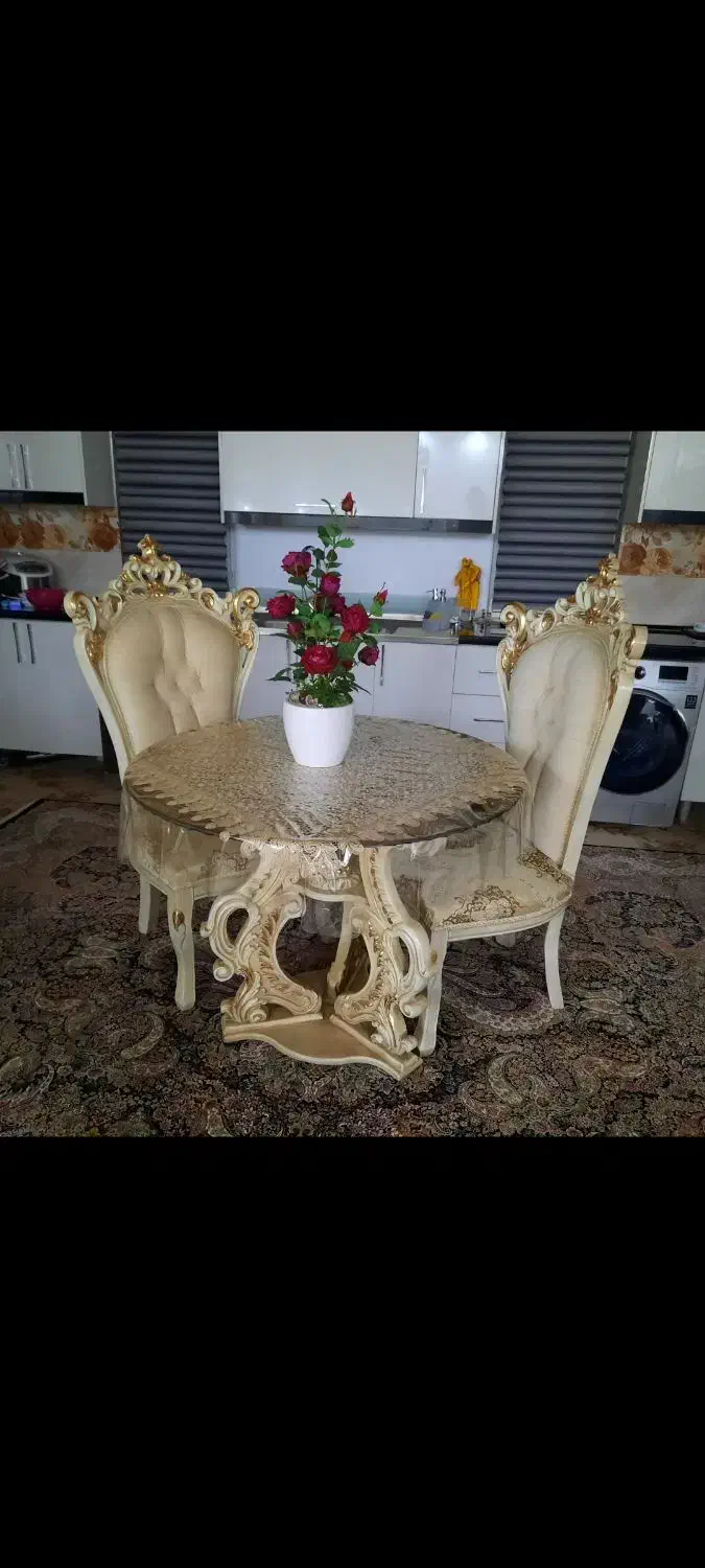 مبل و میز ناهار خوری سلطنتی|مبلمان خانگی و میز عسلی|دورود, |دیوار