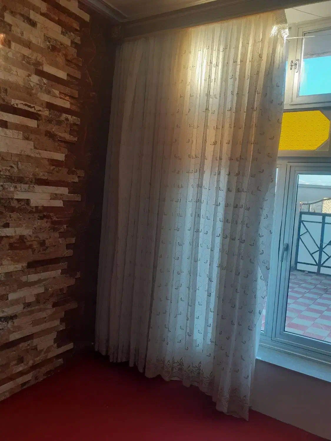 پرده حال پذیرایی وریسه، پرده کرکر ه ای|پرده، رانر، رومیزی|اهر, |دیوار