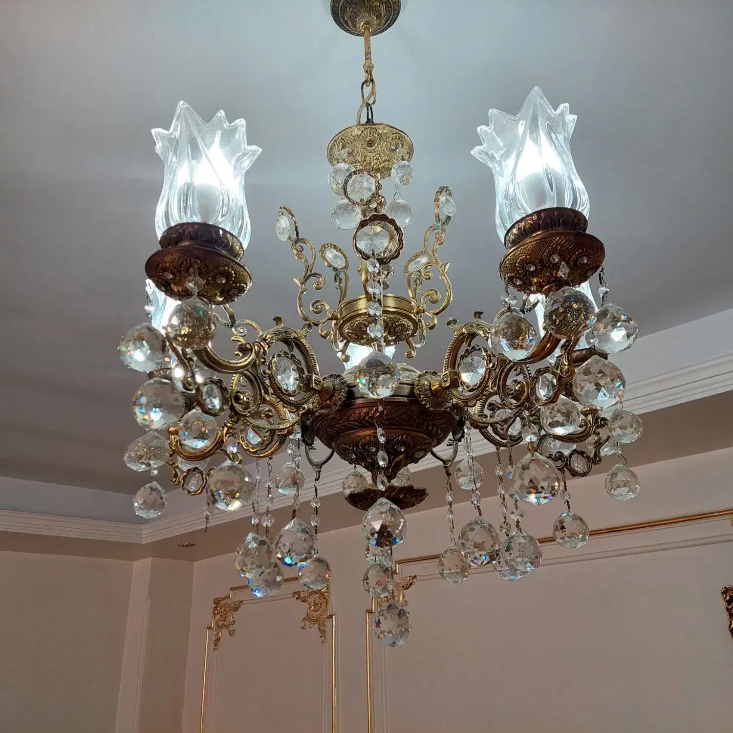 لوستر برنز|لوستر و چراغ آویز|تهران, شهید رجایی|دیوار