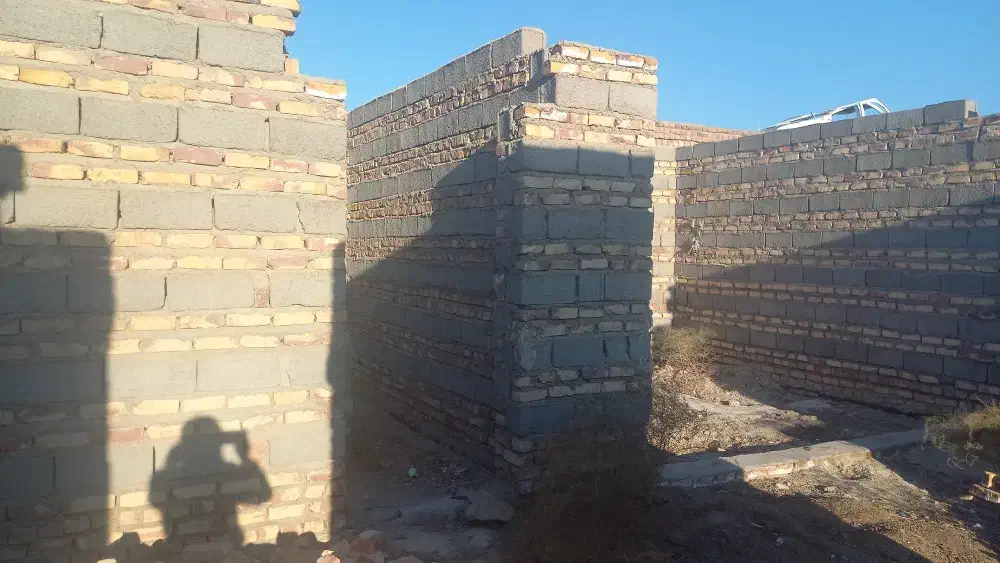 سلام دوستان ۲۰۵زمین که حدود ۱۰۰متر ساخته شده|فروش زمین و ملک کلنگی|کرباسک, |دیوار