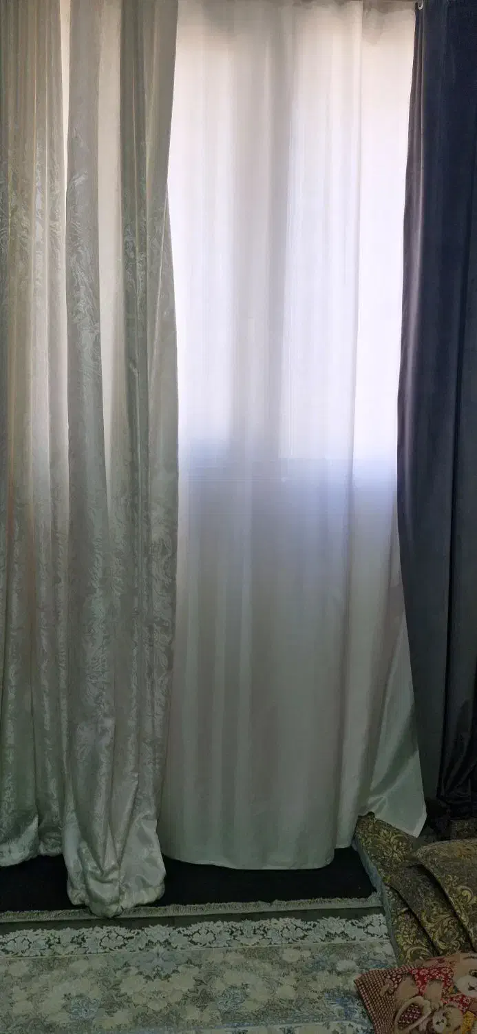 پرده سالنی ۳در ۳ متر پانچ|پرده، رانر، رومیزی|قم, زند آباد|دیوار