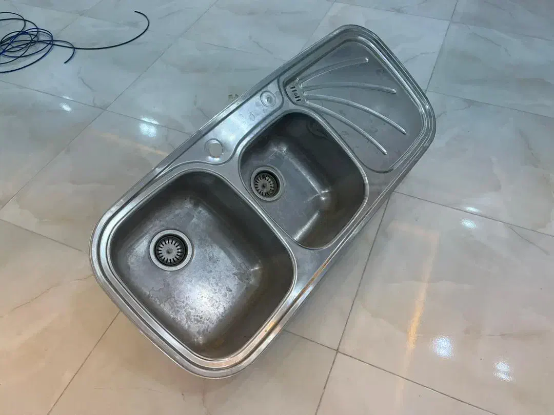 فروش سینک ظرفشویی لگن چپ|مصالح و تجهیزات ساختمان|اهرم, |دیوار