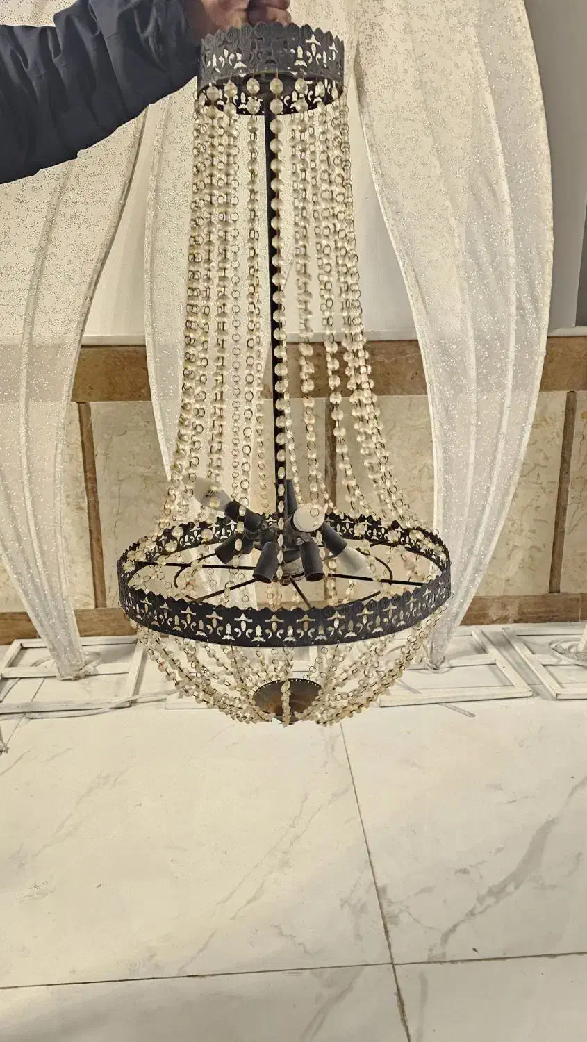 لوستر کریستال ۵۵ شاخه|لوستر و چراغ آویز|تهران, شهران جنوبی|دیوار