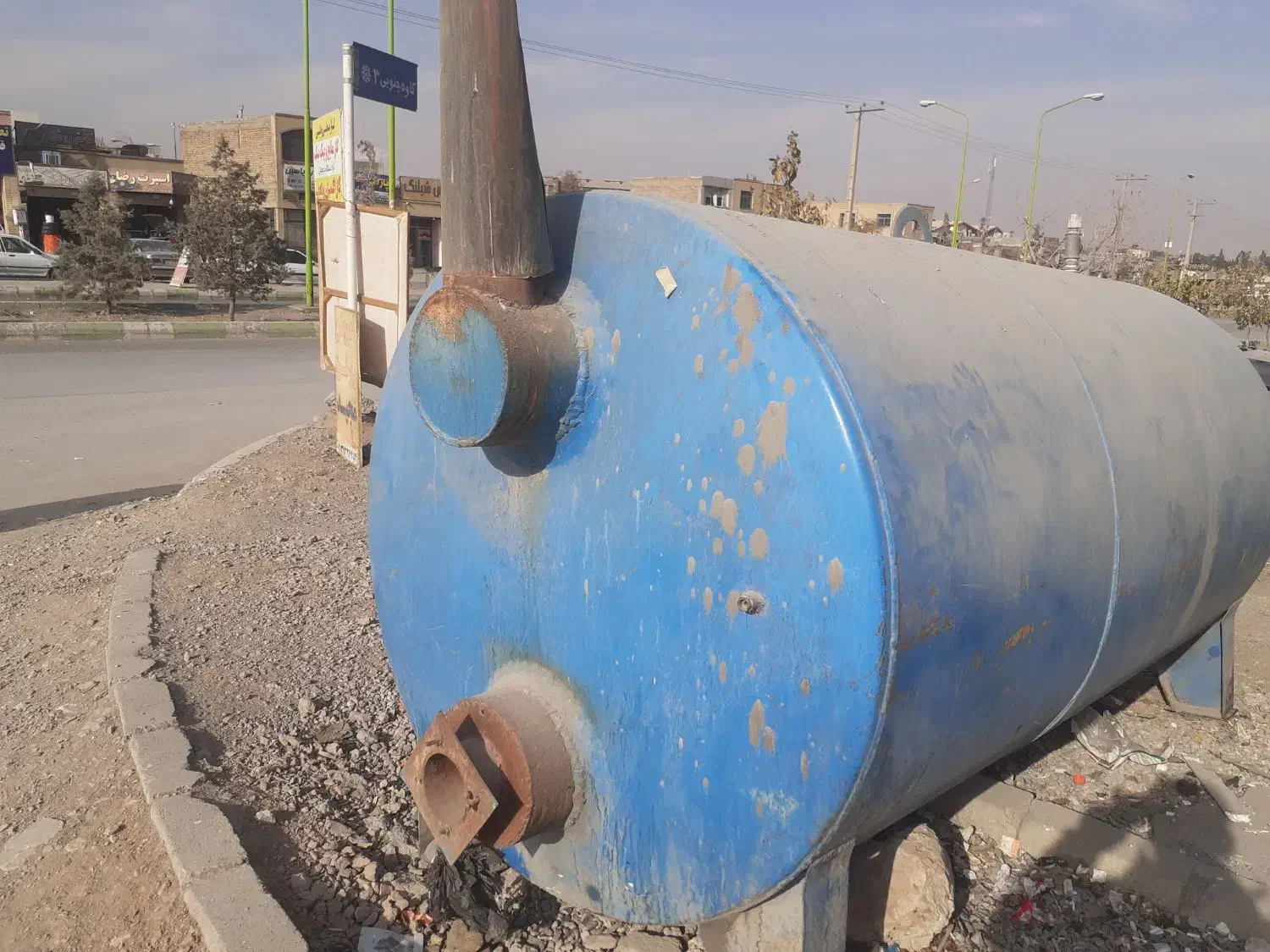 تانک آب|مصالح و تجهیزات ساختمان|فولادشهر, سایت صنعتی کاوه|دیوار