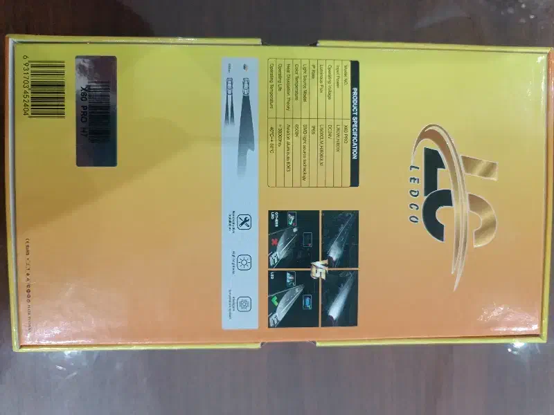 هدلایت LCX60PRO همراه با گارانتی پایه h7|قطعات یدکی و لوازم جانبی|اصفهان, سپاهانشهر|دیوار