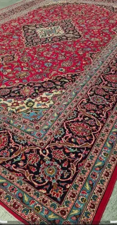 دوعدد فرش 6متری دستبافت یزد|فرش|کرمان, |دیوار