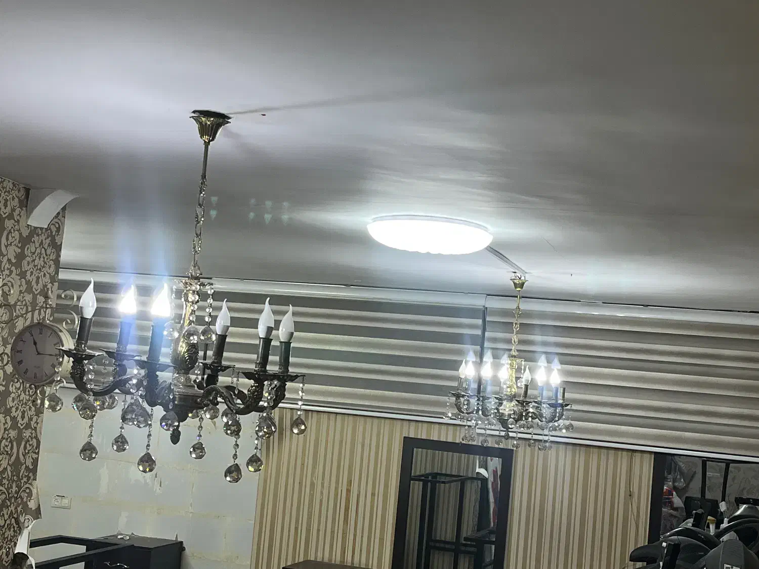 لوستر|لوستر و چراغ آویز|خوی, |دیوار