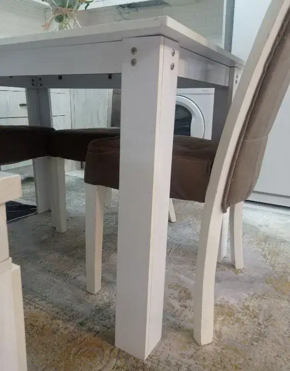 میز ناهارخوری MDF در حد نو|میز و صندلی غذاخوری|اردبیل, |دیوار