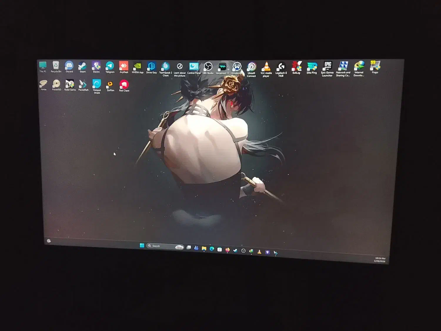 مانیتور ال جی ۲۲ اینچ ۱۰۰ هرتز|قطعات و لوازم جانبی رایانه|تهران, زرگنده|دیوار