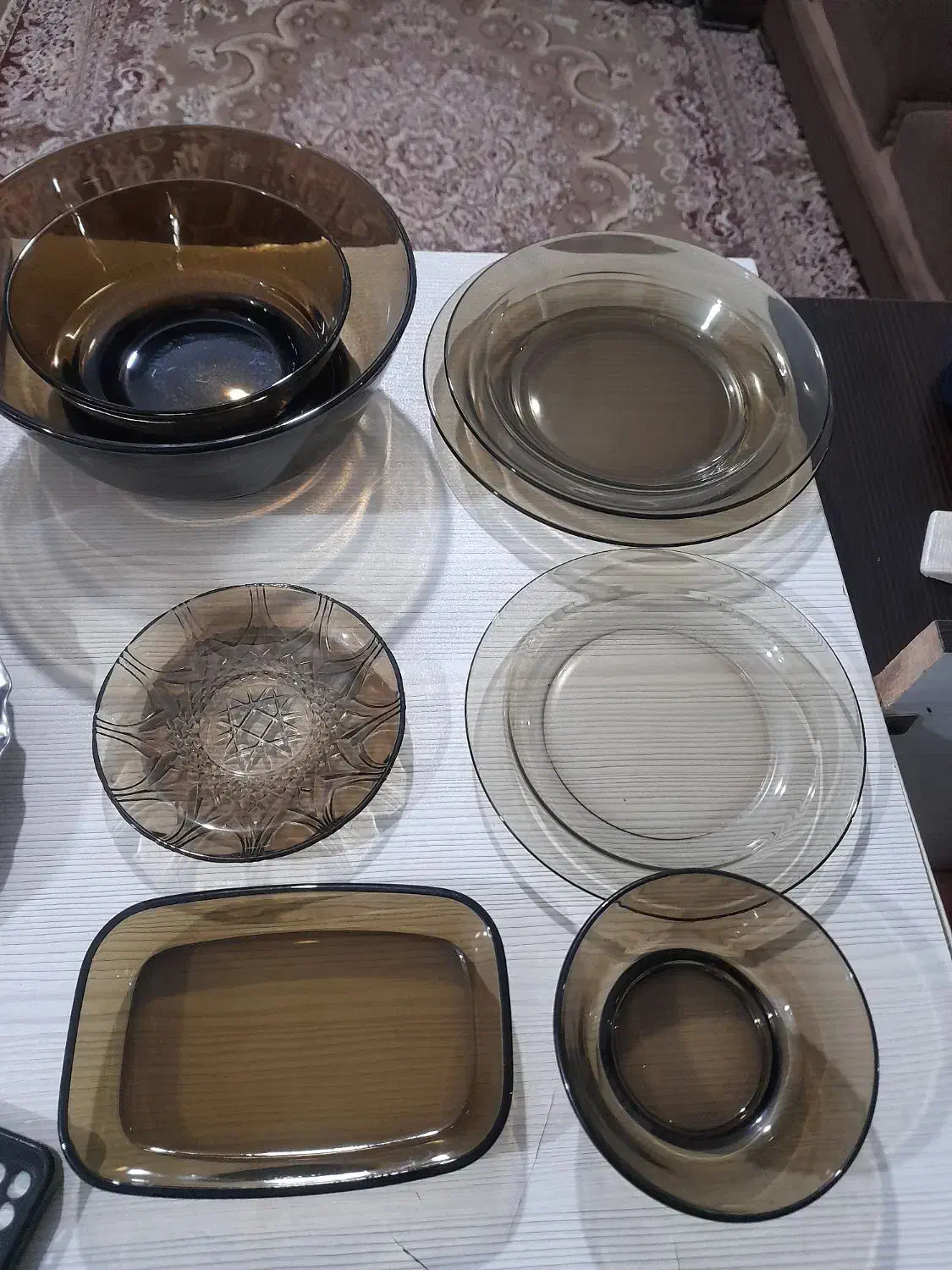 ظرف دودی دورالکس اصل فرانسه در حد نو|ظروف سرو و پذیرایی|همدان, |دیوار