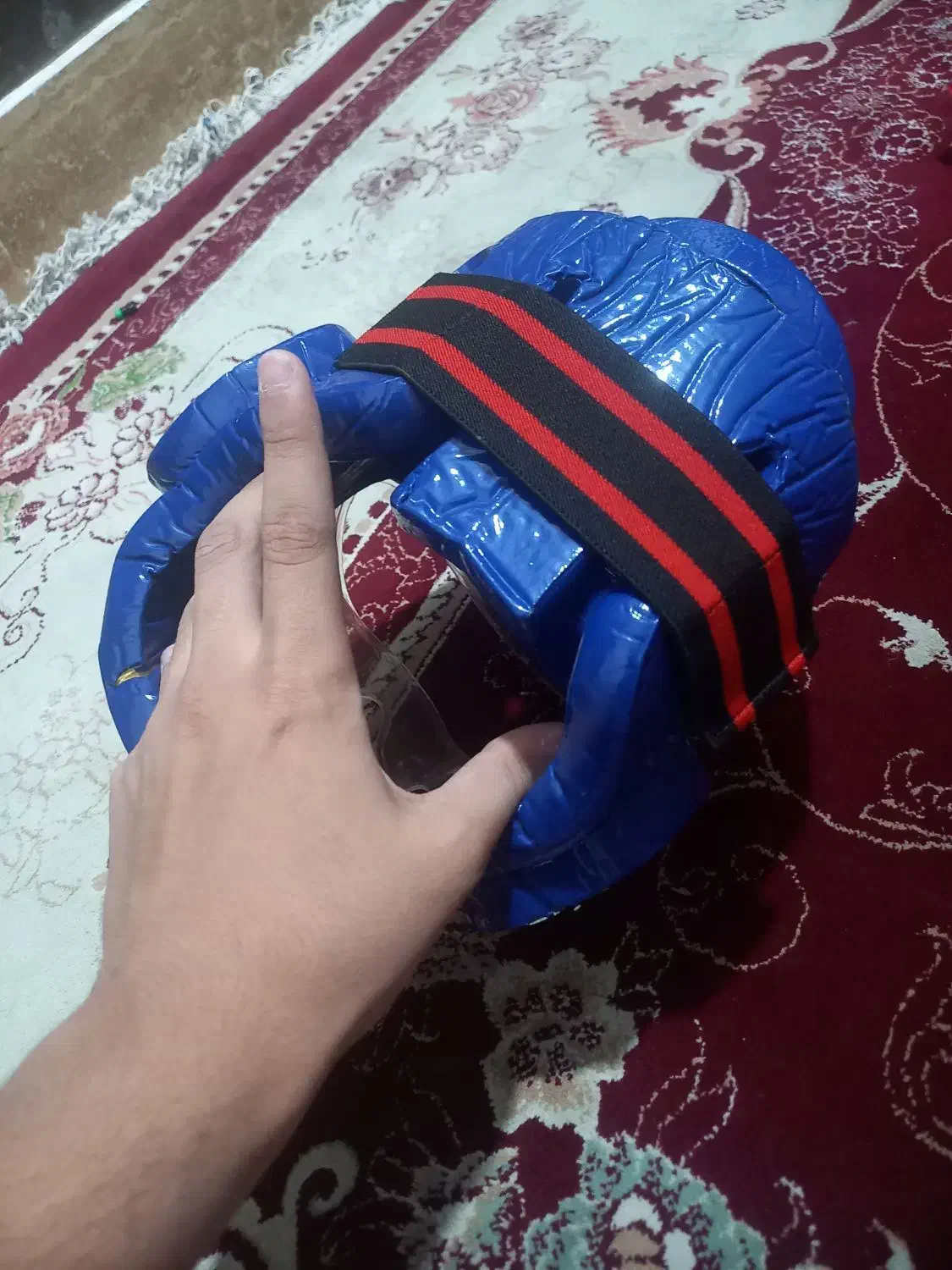 یک کلاه تکواندو رنگ ابی|تجهیزات ورزشی|اهواز, فولادشهر|دیوار