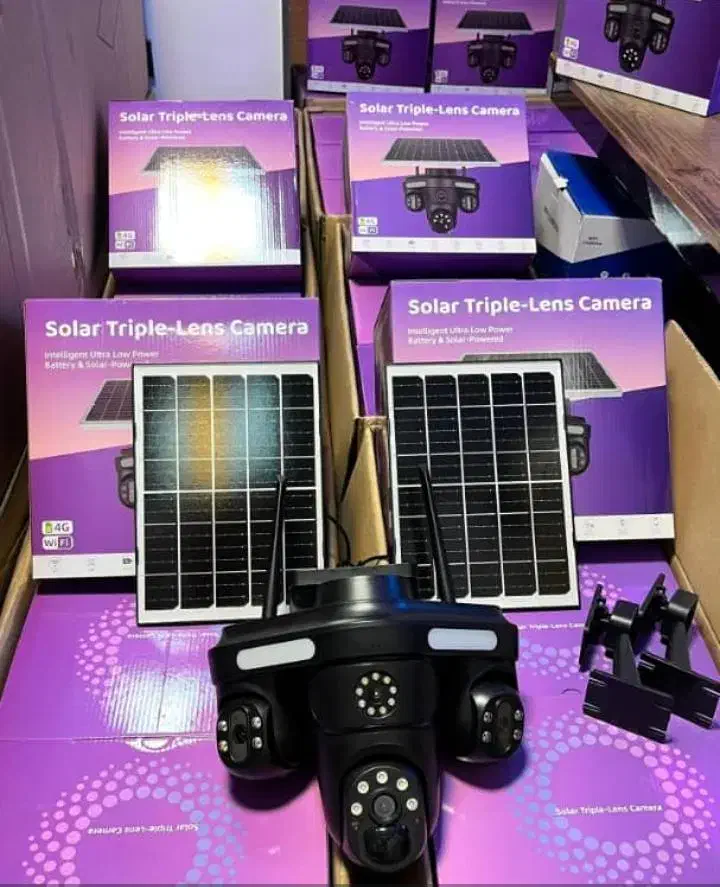 دوربین بیسیم سیمکارتی سولار ۳ لنزه|دوربین مداربسته|قیروکارزین, |دیوار