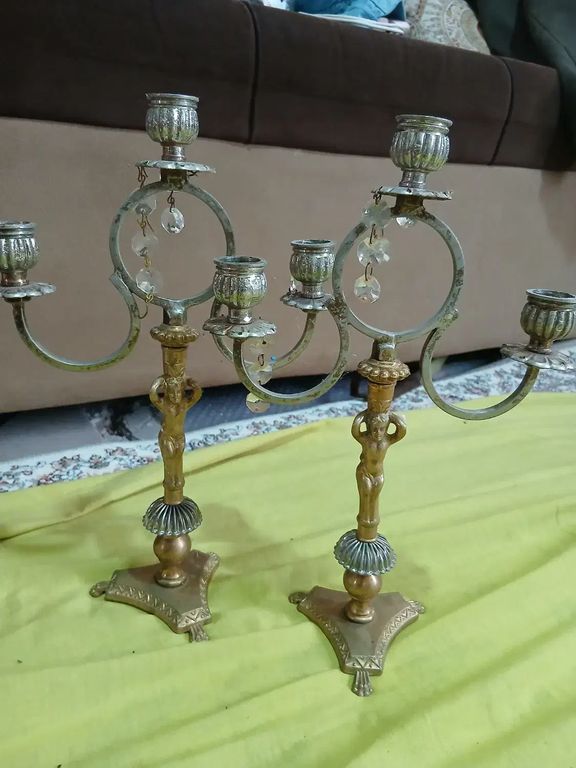 شمعدان قدیمی|کلکسیون اشیاء عتیقه|رشت, یخسازی|دیوار