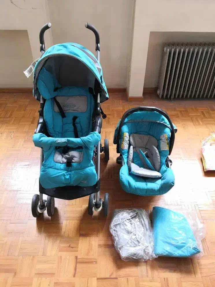 کالسکه گراکو (Graco) اصل، ست کامل|کالسکه و لوازم جانبی|تهران, سعادتآباد|دیوار