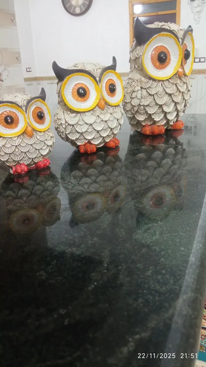 مجسمه پولیستر جغد|مجسمه، تندیس، ماکت|نگین شهر, |دیوار