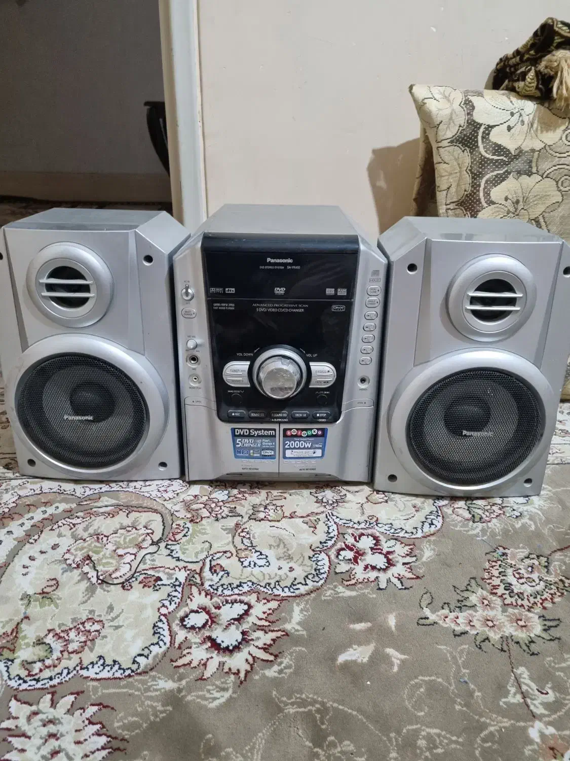 ضبط صوت پاناسونیک اصل قدیمی|سیستم صوتی خانگی|شیراز, درکی|دیوار