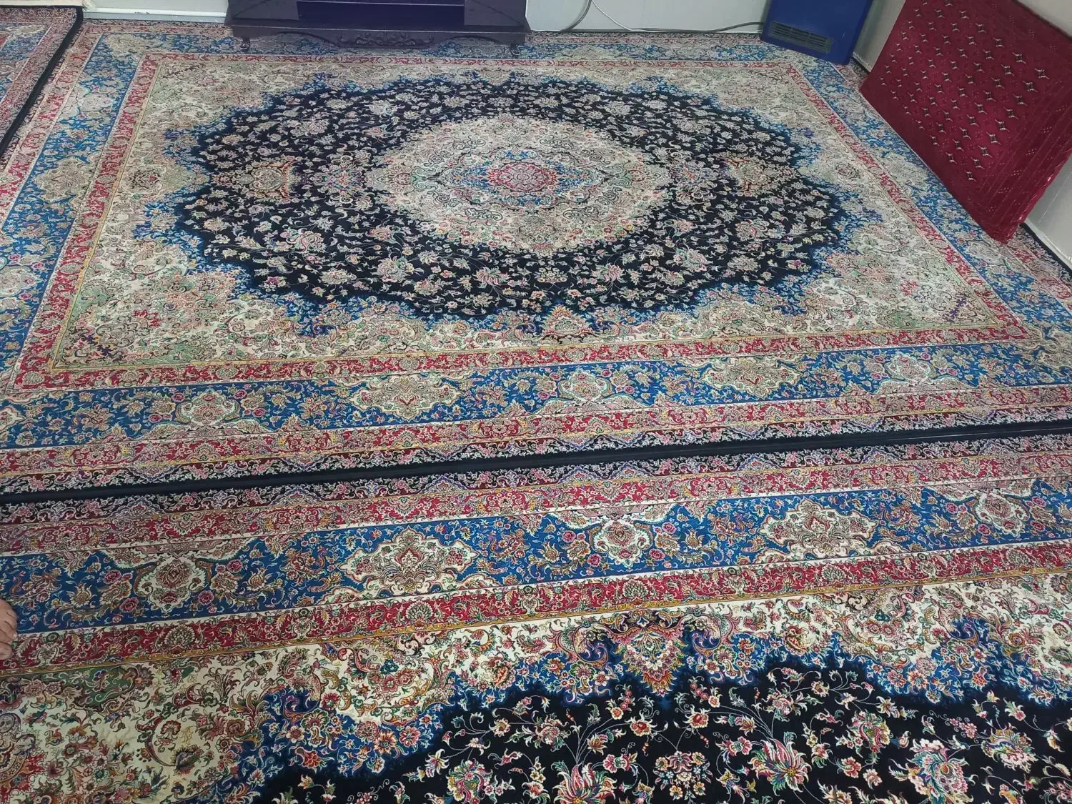 دو تخته فرش دوازده متری پاتریس هزار شانه کاملا نو|فرش|شاهرود, |دیوار