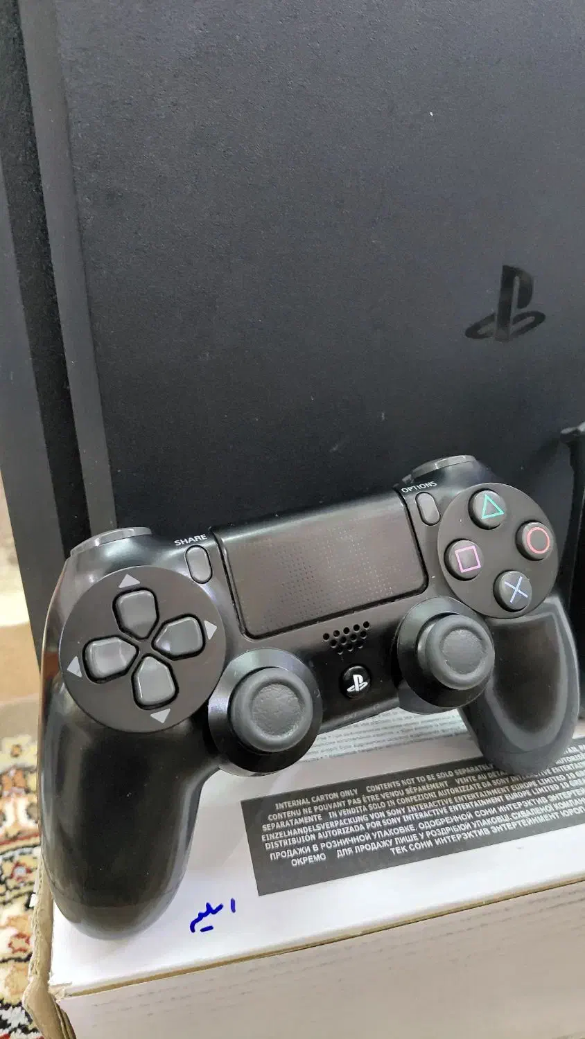 پلی استیشن۴ اسلیم ۵۰۰گیگ سونی۴ ps4 کپی خور دو دسته|کنسول، بازی ویدئویی و آنلاین|قم, شاه سید علی|دیوار