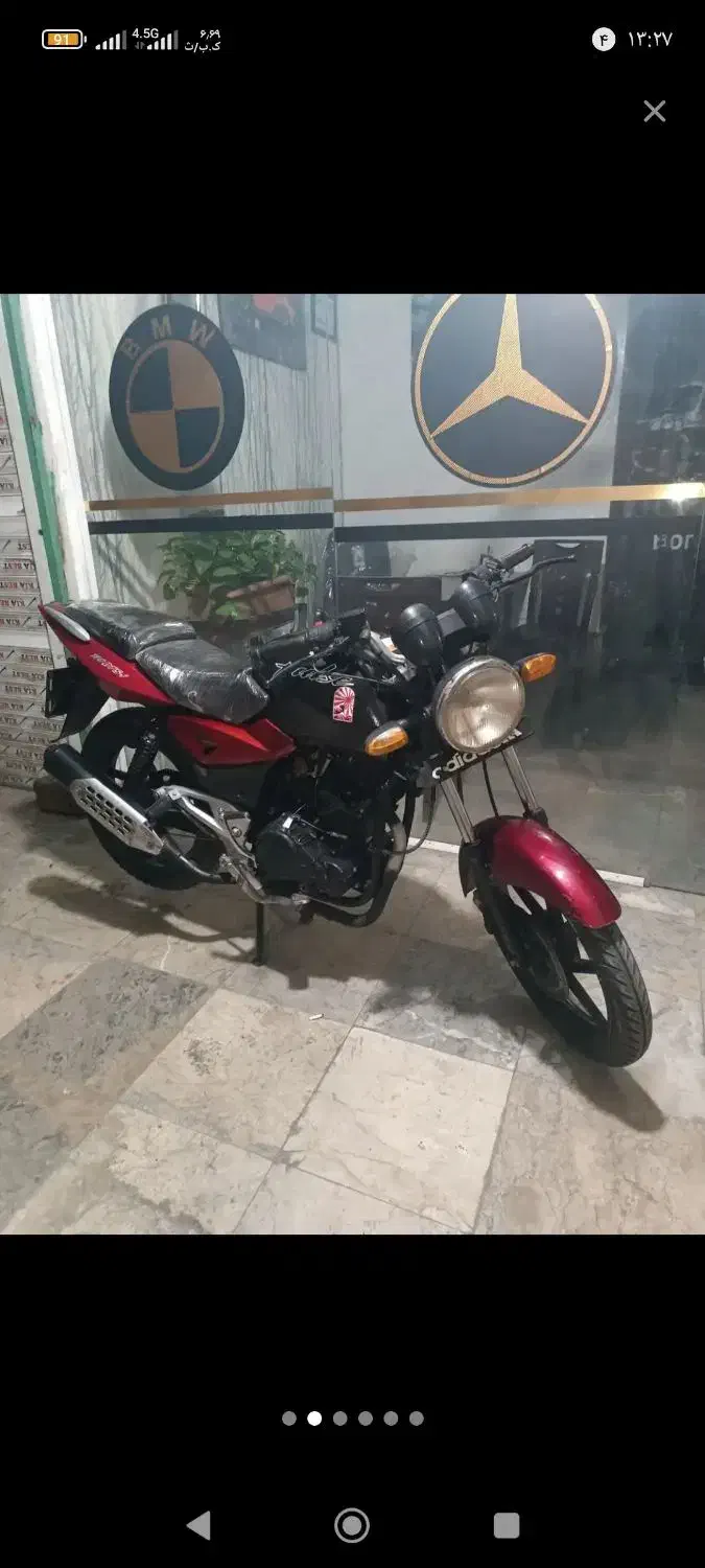 موتور 95 پالس فنی سالم مدارک کامل آماده انتقال|موتورسیکلت|تهران, نعمت‌آباد|دیوار