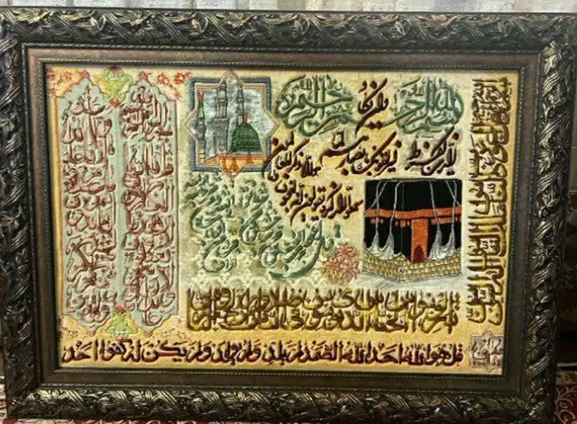 تابلو فرش دستبافت با ابریشم|تابلو فرش|ورامین, ورامین|دیوار