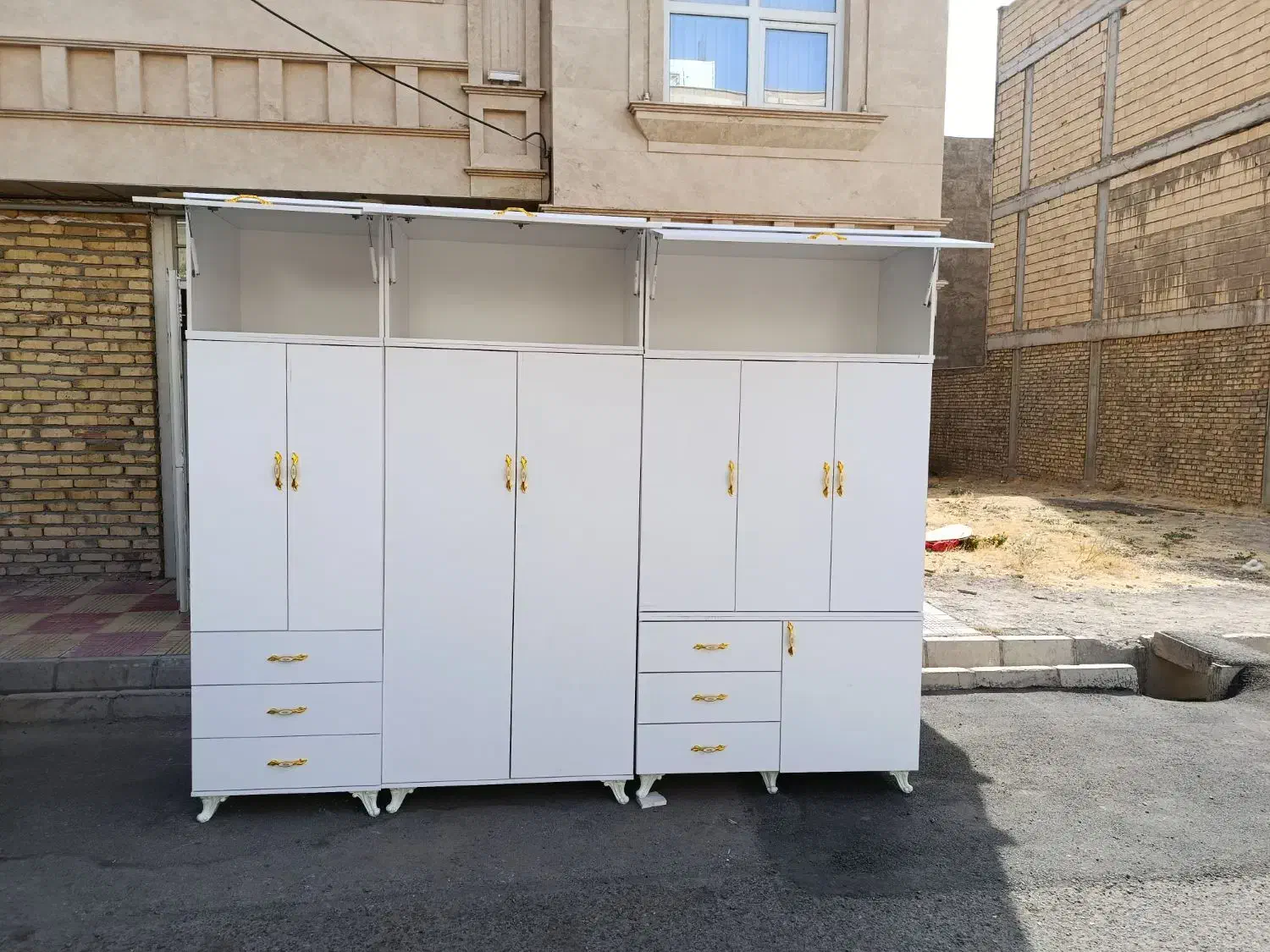 کمد دیواری متحرک در اندازه ها با چک 10ماه|جاکفشی، کمد، دراور|زنجان, |دیوار