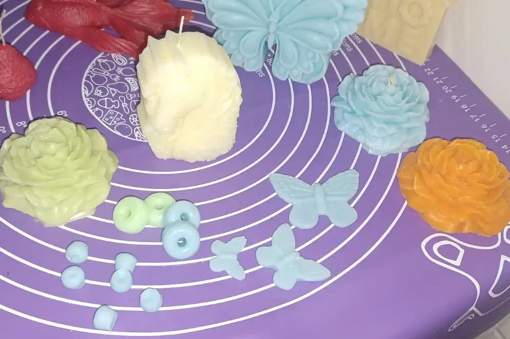 شمع های زیبا در هر رنگی که دوست داشته باشید|صنایع دستی و سایر لوازم تزئینی|جم, |دیوار