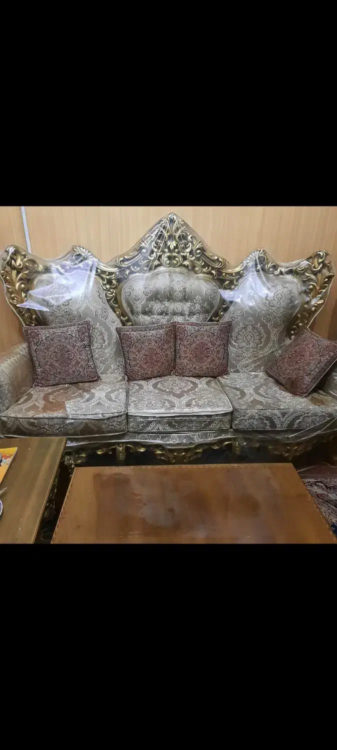 مبلمان سلطنتی ۷ نفره|مبلمان خانگی و میز عسلی|آبادان, |دیوار