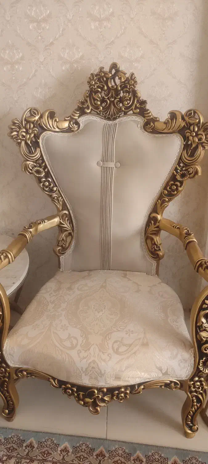 مبل هفت نفر سلطنتی|مبلمان خانگی و میز عسلی|قرچک, میرزائی جنوبی|دیوار