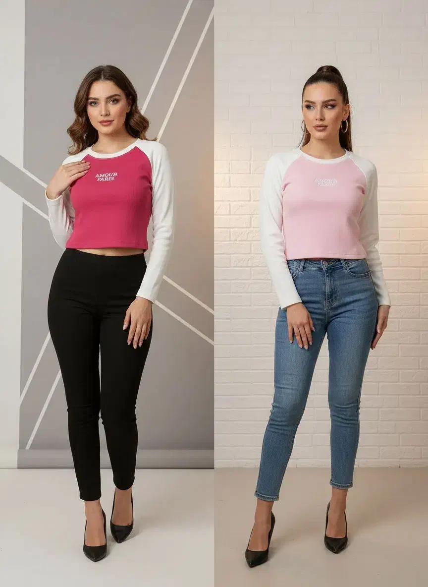 کراپ آستین بلند ( لباس)|لباس|تهران, یافت آباد جنوبی|دیوار