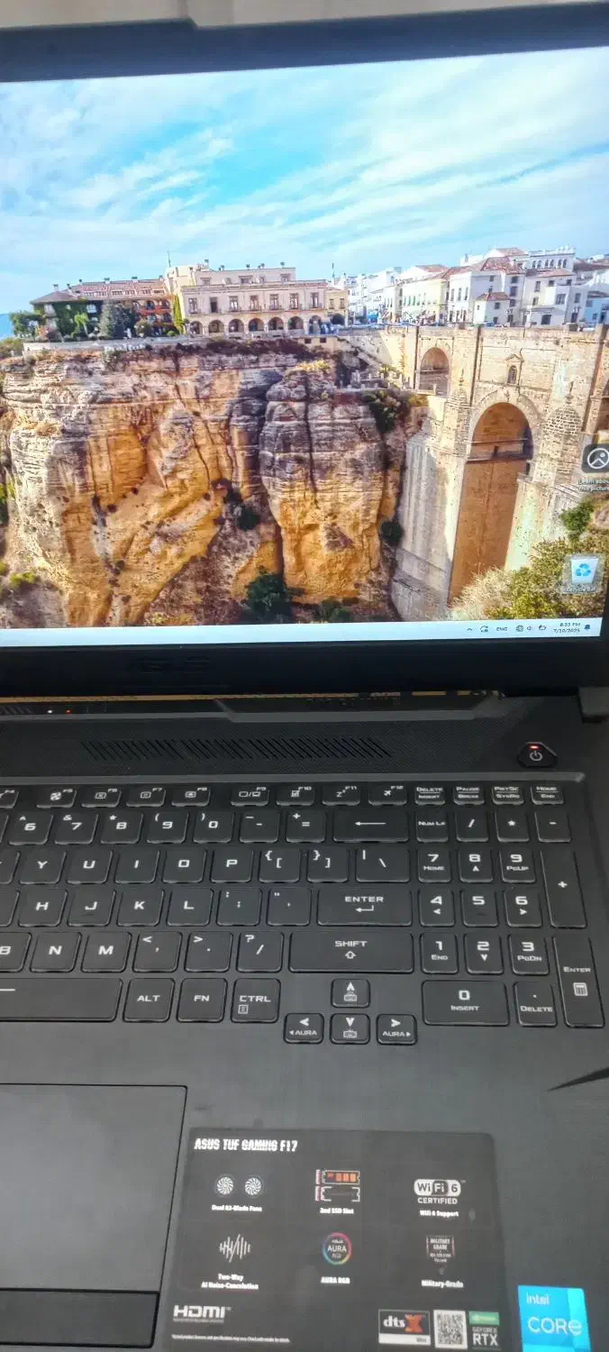 لب تاب  گیمینگ asus tuf 17 144h|رایانه همراه|تهران, تهران‌نو|دیوار