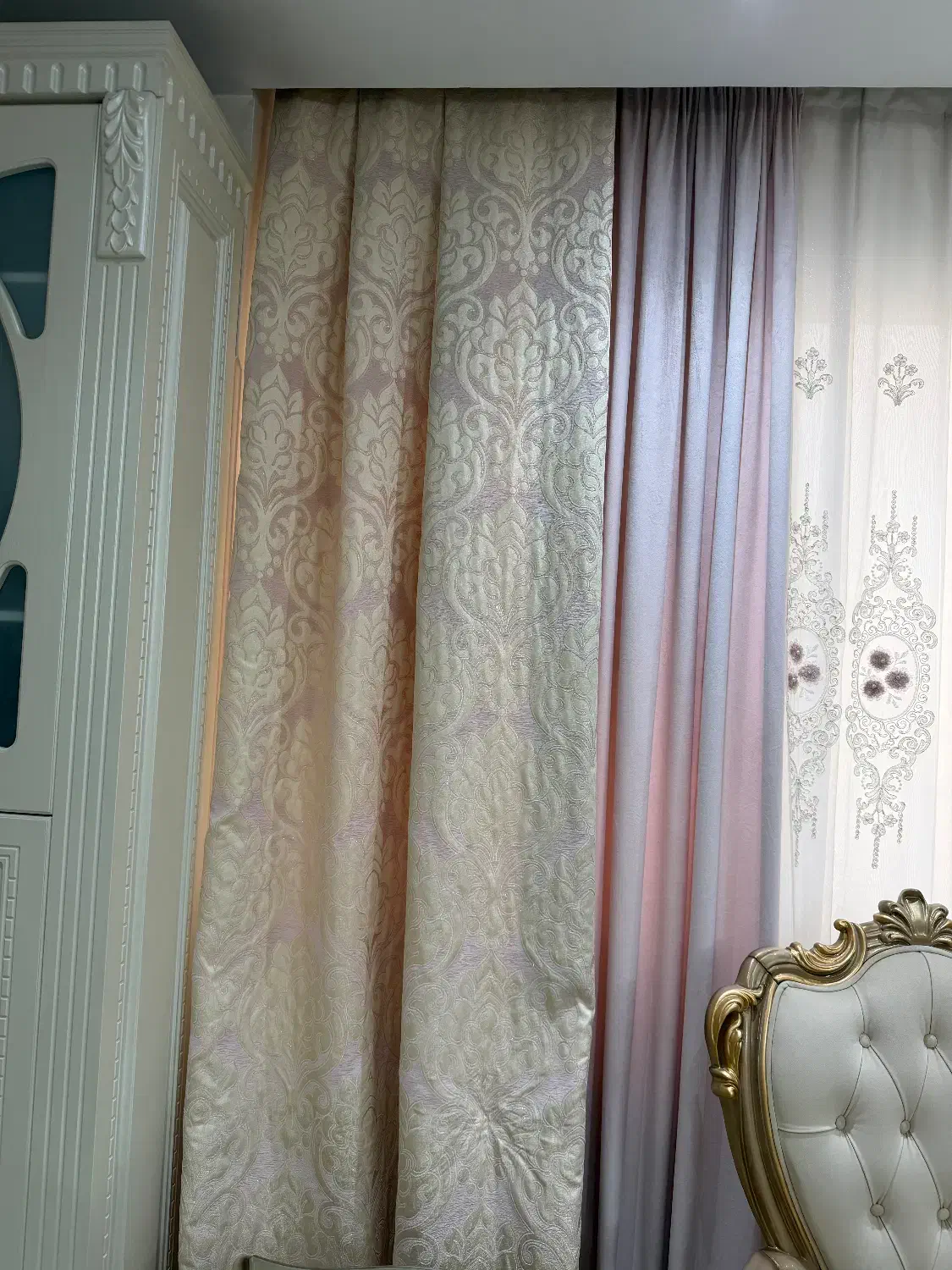 دکور پرده|پرده، رانر، رومیزی|اسلام‌شهر, شهرک احمدیه|دیوار