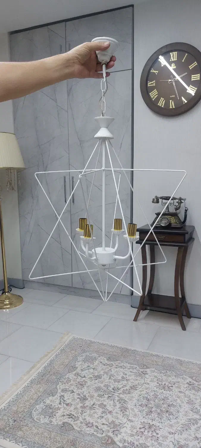 لوستر 4شعله|لوستر و چراغ آویز|کرج, شهرک بنفشه|دیوار