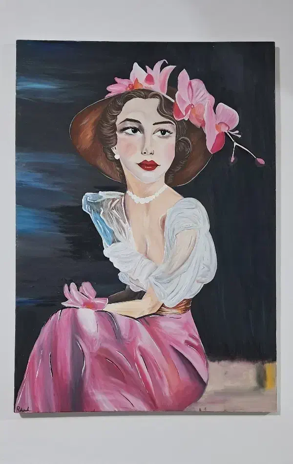 نقاشی رنگ اکرولیک پرتره|تابلو، نقاشی، عکس|گرگان, |دیوار