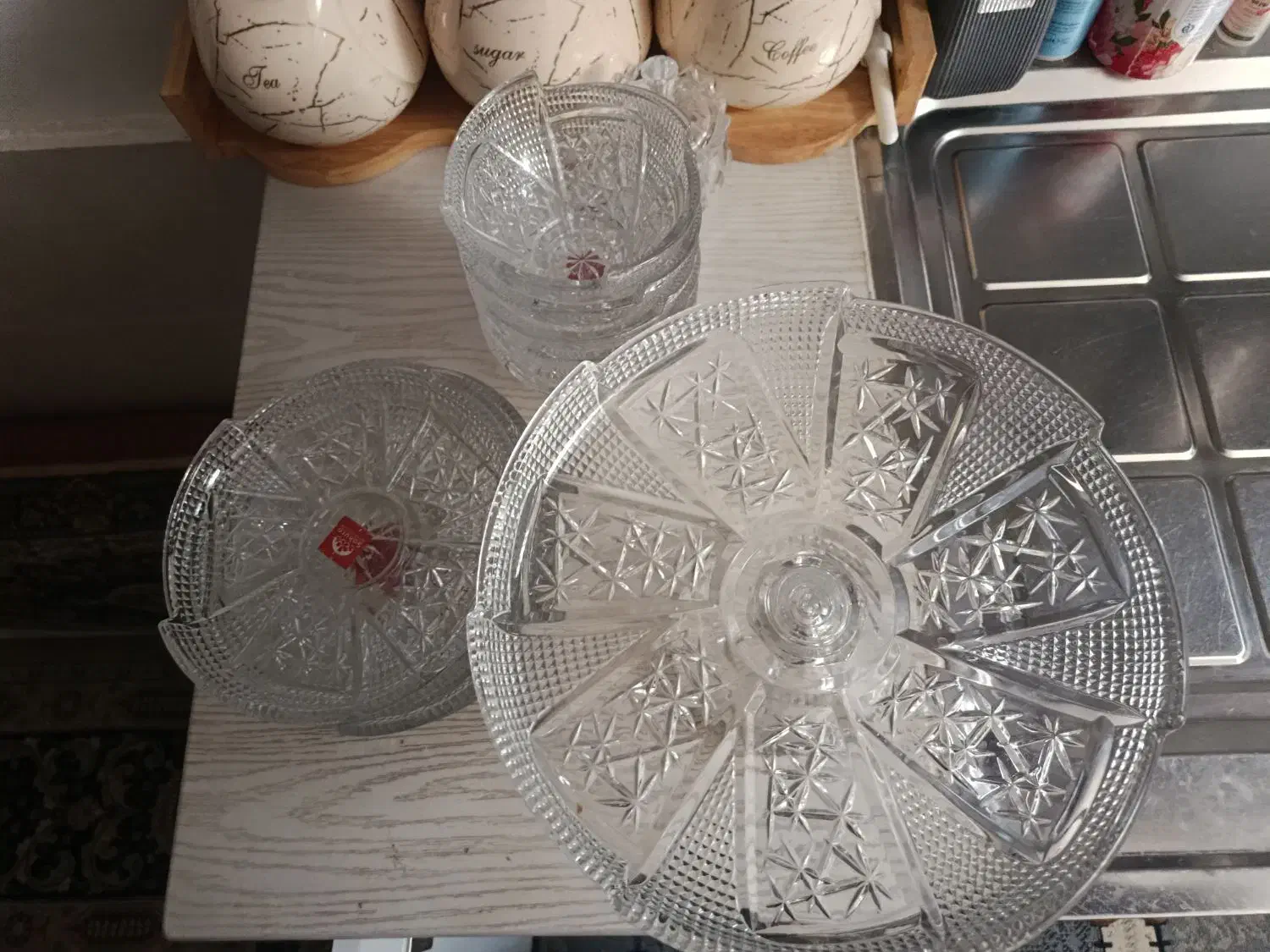 نیم ست کریستال|ظروف سرو و پذیرایی|مشهد, تلگرد|دیوار