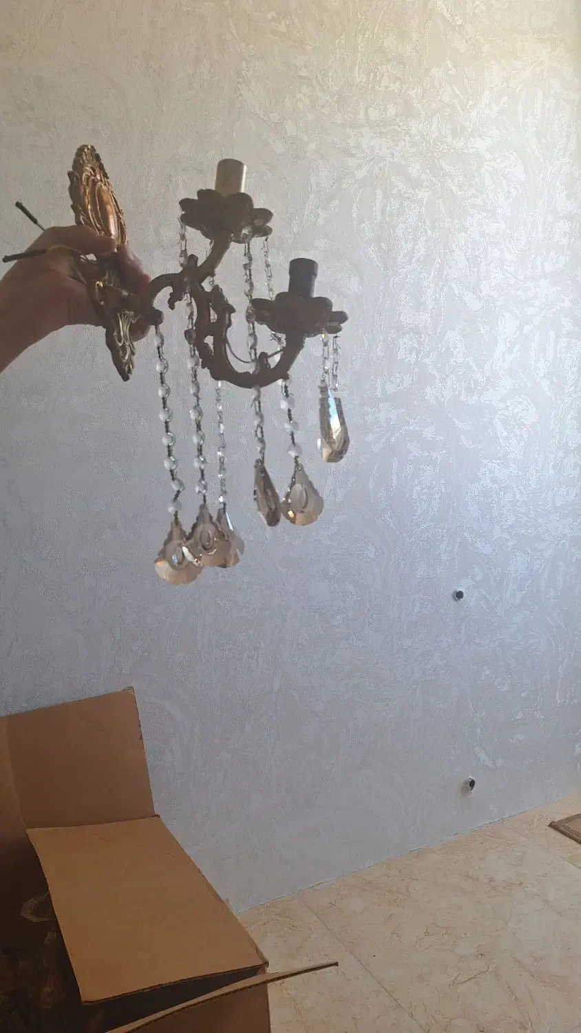 لوستر|لوستر و چراغ آویز|همدان, |دیوار