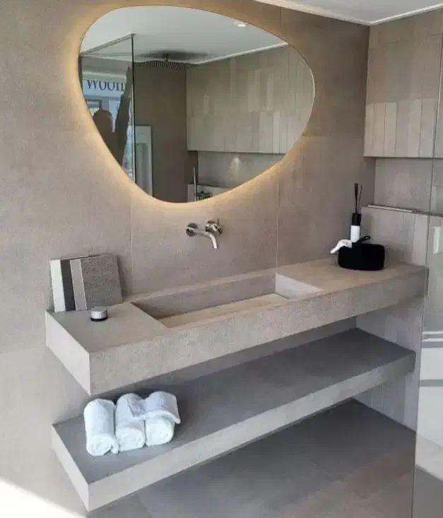 طراحی وساختن روشویی باربیکیو|لوازم سرویس بهداشتی|اندیمشک, |دیوار