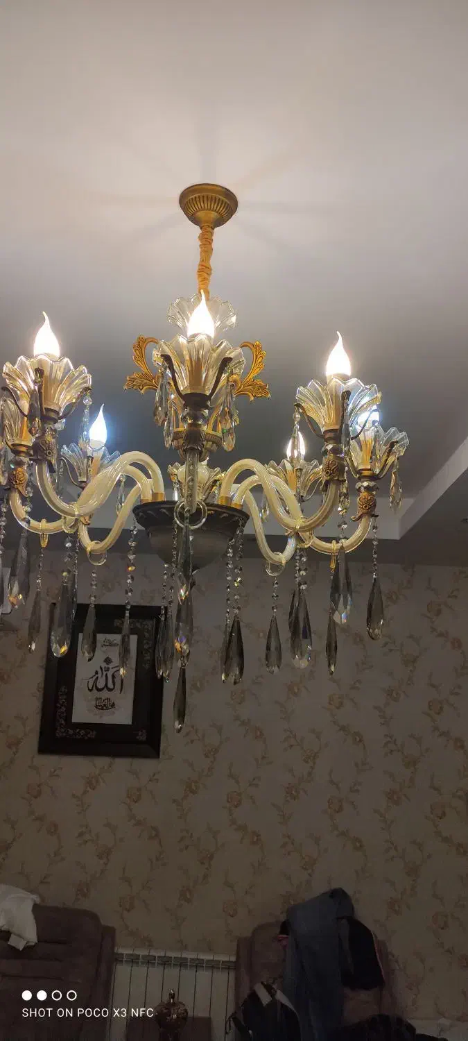 لوستر|لوستر و چراغ آویز|کرج, باغستان|دیوار