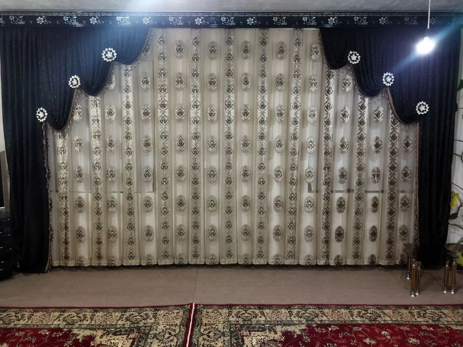 پرده کاملا سالم در حد|پرده، رانر، رومیزی|خلخال, |دیوار