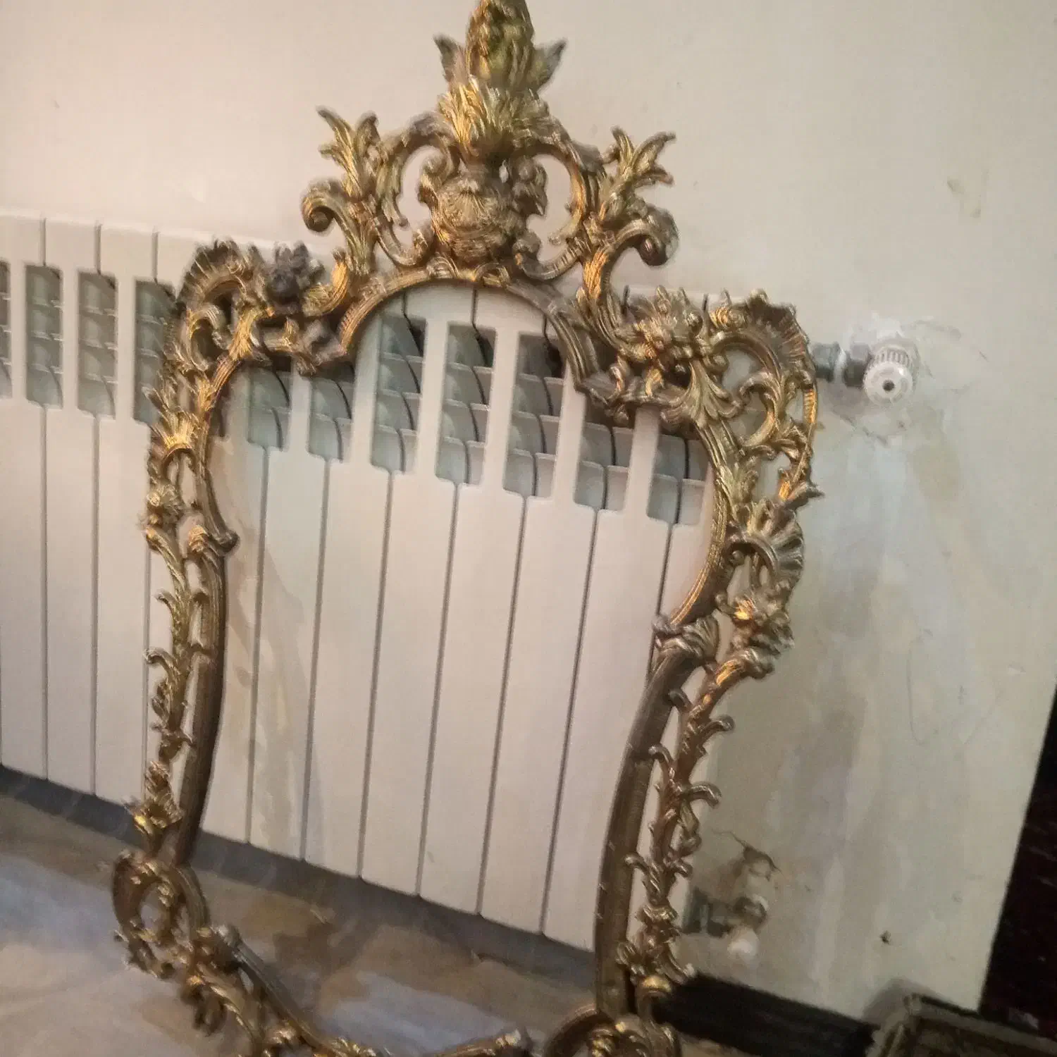 قاب آیینه برنز ، قدیمی|آینه|تهران, تهرانپارس غربی|دیوار